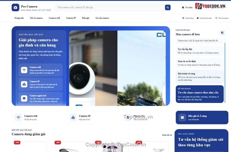 website,camera,bán website